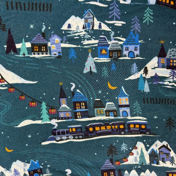 Little Sleepies Midnight Express Triple Layer Large Cloud Blanket - Picture 4 of 4